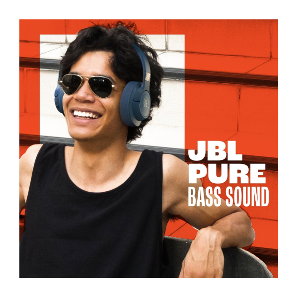 JBL Tune 720BT - Wireless Over-Ear Headphones Pure Bass Sound, Bluetooth 5.3, Up to 76H Battery Life and Speed Charge, Lightweight, Comfortable and Foldable Design (Blue) JBL Tune 720BT - Wireless Over-Ear Headphones Pure Bass Sound, Bluetooth 5.3, Up to 76H Battery Life and Speed Charge, Lightweight, Comfortable and Foldable Design (Blue)